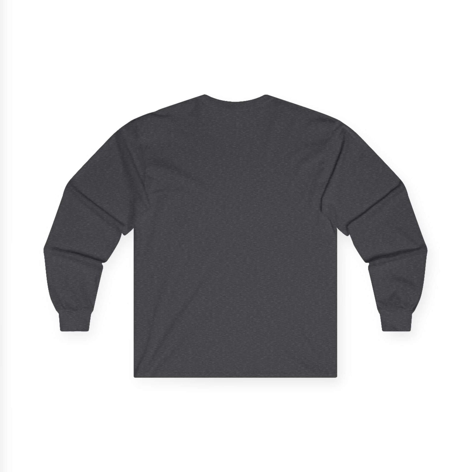 Back view of the YoungBoy moneystack tee, a long sleeve black shirt with a vintage feel.