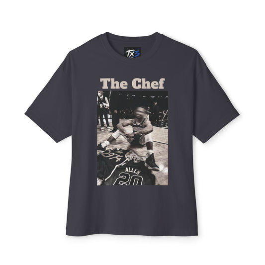 Stephen Curry 'The Chef' Graphic Tee — Tx3MadeIt Oversized Basketball T-Shirt