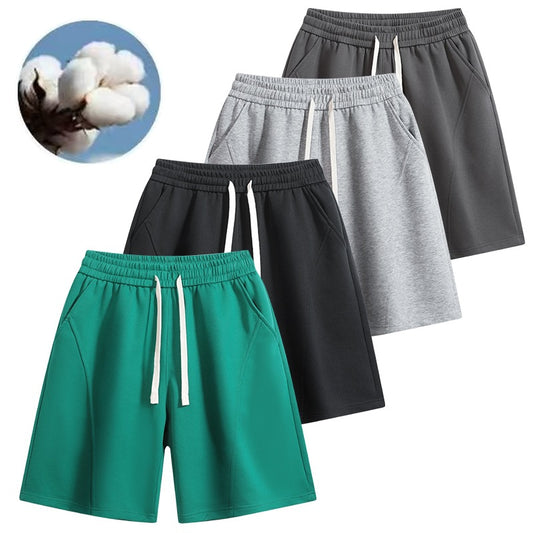 High-Quality Cotton Fully Hemmed Men's Shorts